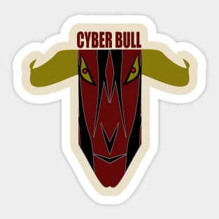 Angry Bull Sticker